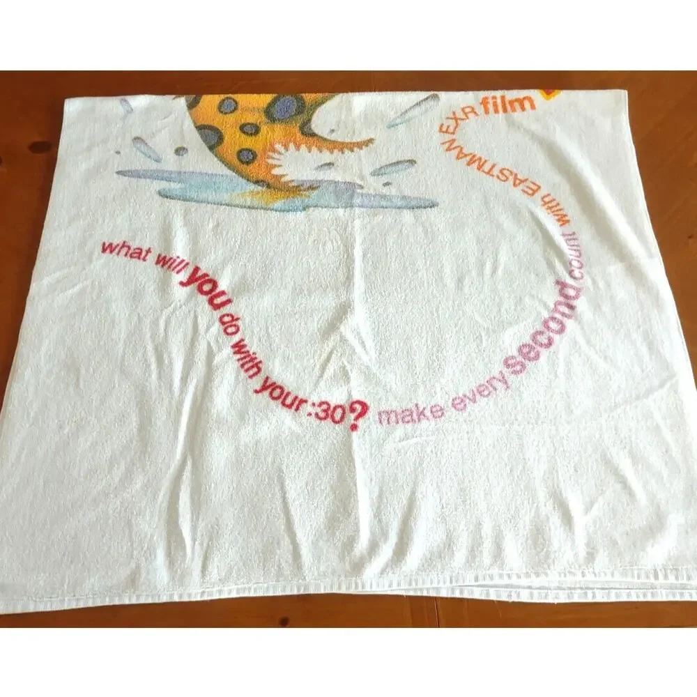 Vintage Oversize Kodak Beach Towel 58